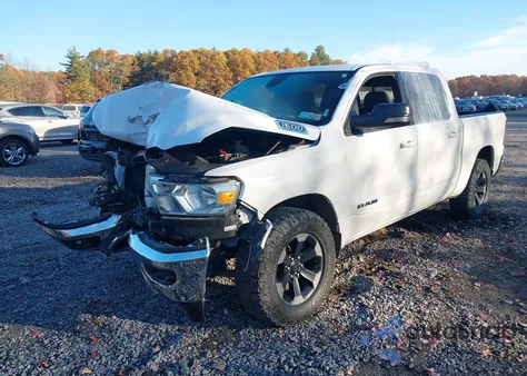 2021 Ram 1500 Big Horn 4X4 5'7 Box from USA, damaged, VIN 1C6SRFFT6MN774465